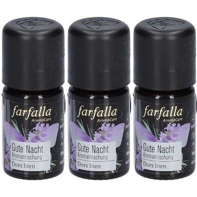 Farfalla Aromamischung Lavendel Gute Nacht 5 ml x3 3x5 Ätherisches Öl