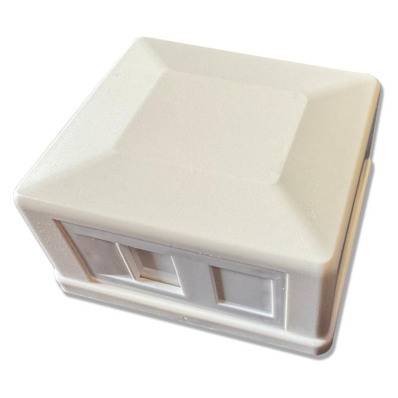 Datacom Unequipped surface-mounted socket for 1 keystone, dust-proof (Keystone Modul) (2223)