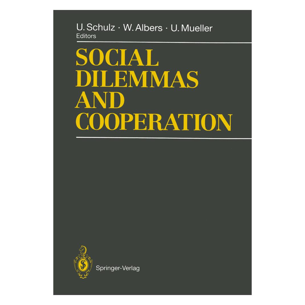 Springer Social Dilemmas and Cooperation (Englisch, Softcover, Ulrich Mueller, Ulrich Schulz, Wulf Albers) (55506224)