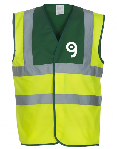Gilet Alta Visibilità Fluo Valento, Riflettente EN ISO 20471 Personalizzate o neutre Yoko