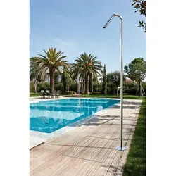 Fontealta Pooldusche TWIGGY CS40 M,Anschluss: Unterputzwasserversorgung, Beschichtung: gebürstet