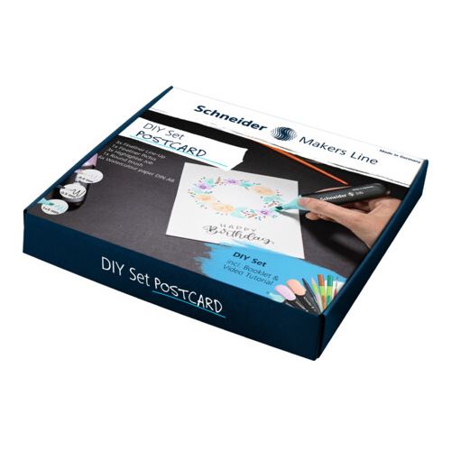 Schneider Postkarten weiß DIY Set