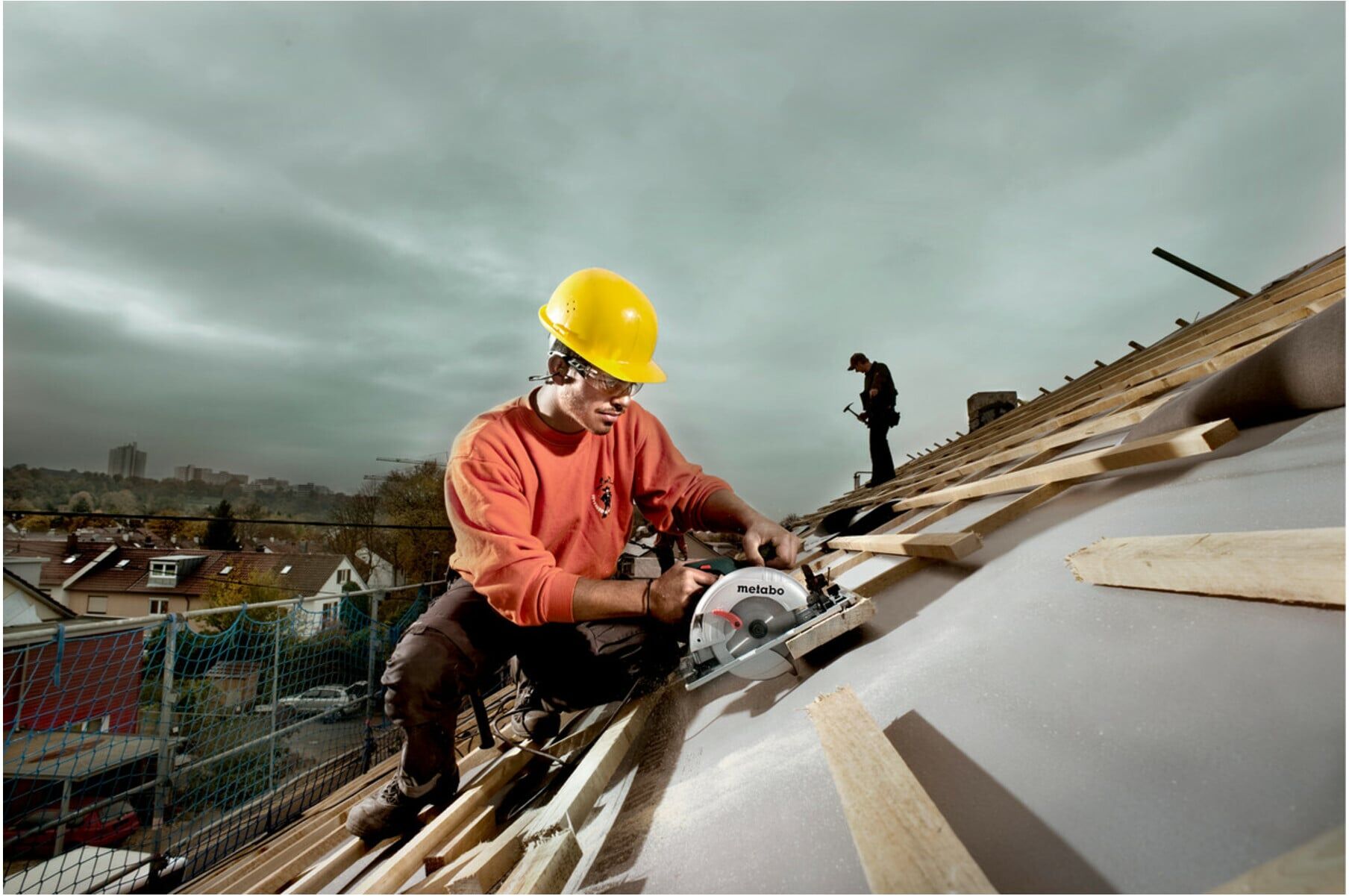 Metabo Handkreissäge KS 55 FS Set mit Führungsschiene FS 80; Kunststoffkoffer (691088000)