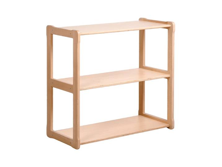 WOOD & LUCK WAL2032-N Holzregal mittel Natur