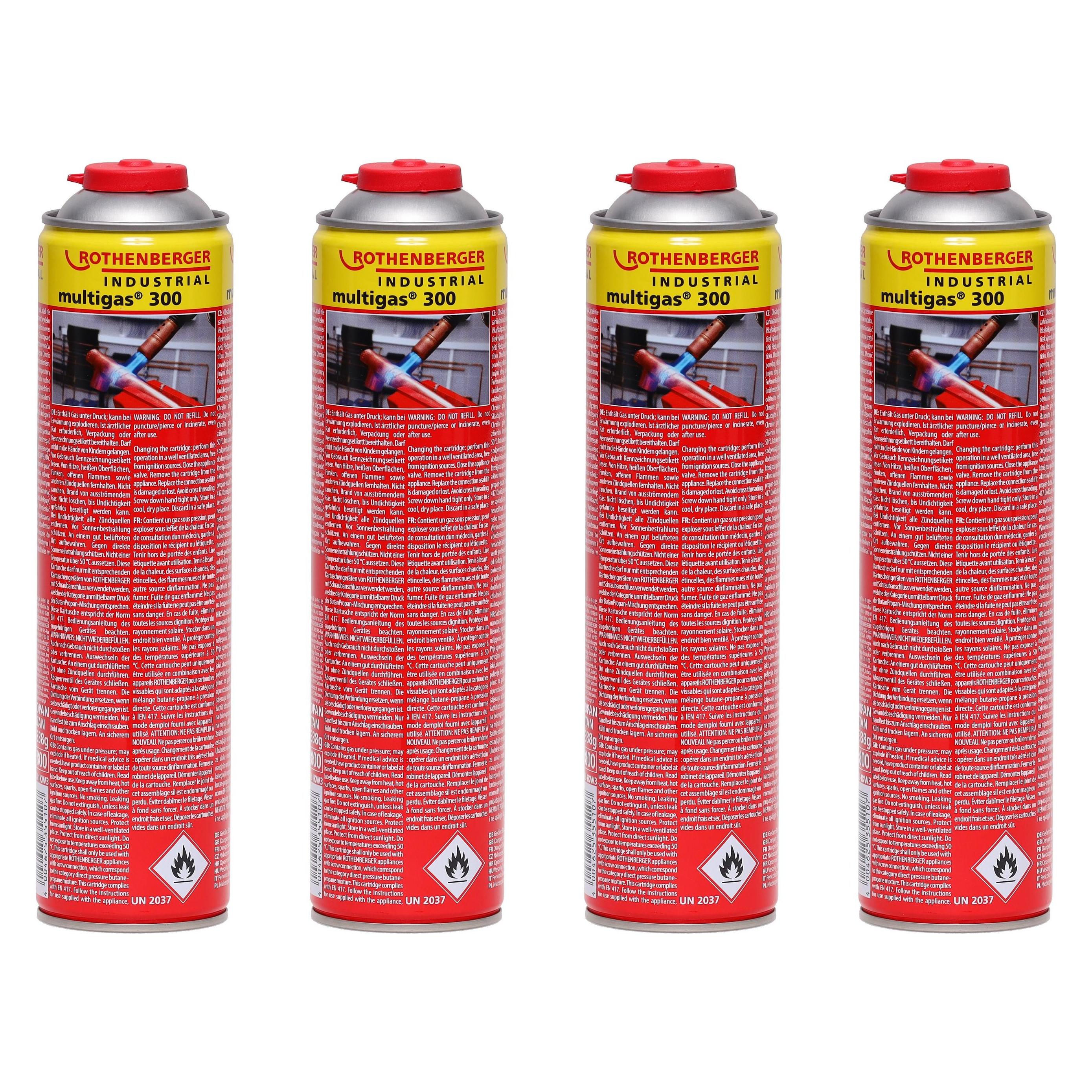 Rothenberger Multigas 300 Gas Kartusche (1000003743)