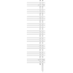 Zehnder Design-Heizkörper Yucca Asym elektrisch, 1432x82x378 mm, RAL 9016 (Travertin), Steckerfertig, IHC-Steuerung