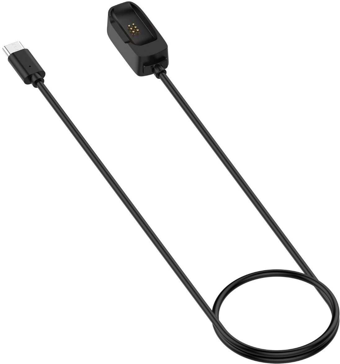 INF Universelle magnetische Ladestation kompatibel mit DJI Mic Mini 2 und Mic 3 – USB-C Type-C Ladebasis, ABS+TPE Schwarz