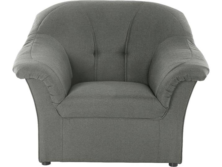 Sessel DOMO COLLECTION Pegnitz zeitlos, elegant und bequem , grau, B:105cm H:82cm T:82cm, 100% Polyester, Sessel, Sessel