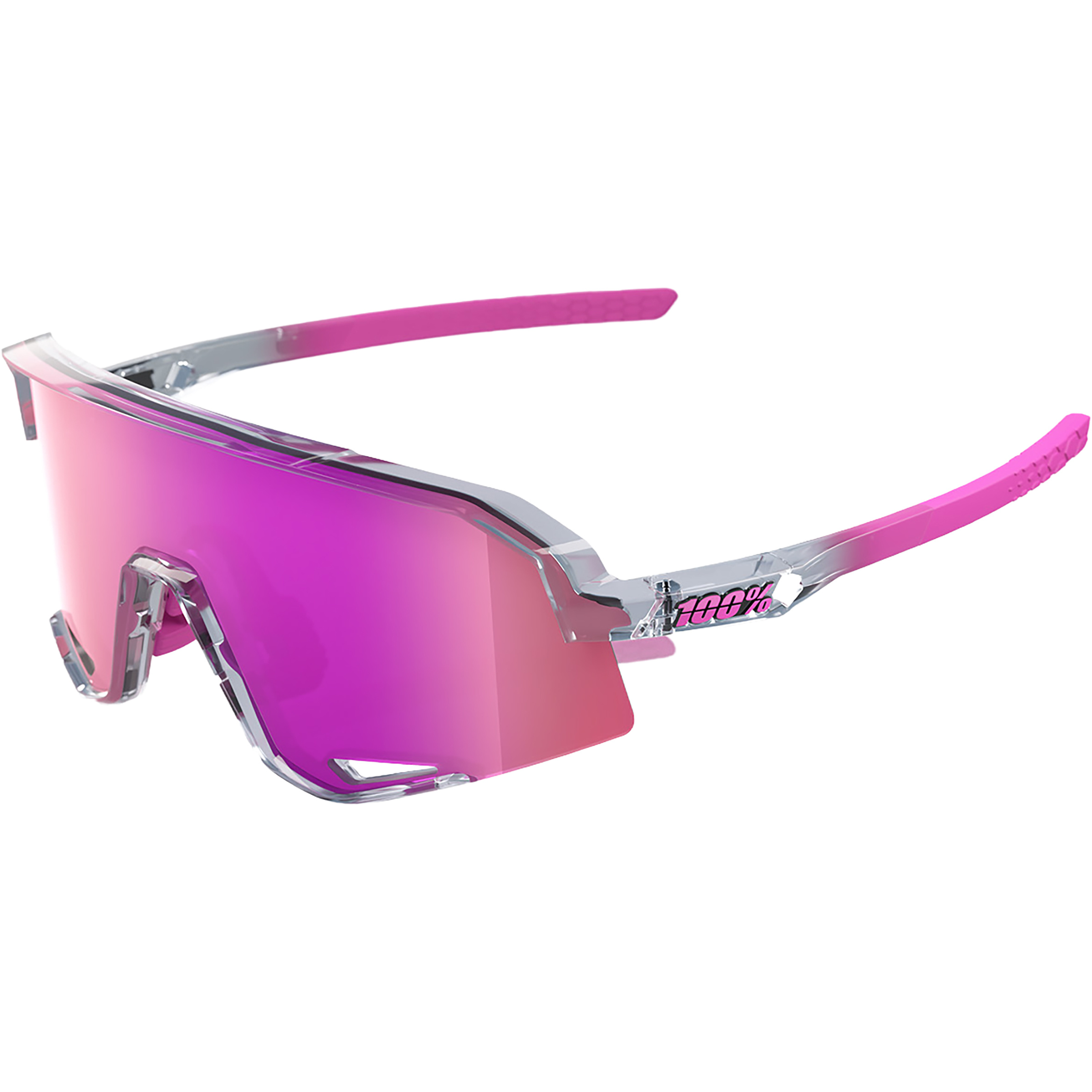 100% Slendale Sportbrille Sportbrillen & Sportsonnenbrillen grau Rennrad | Trailrunning