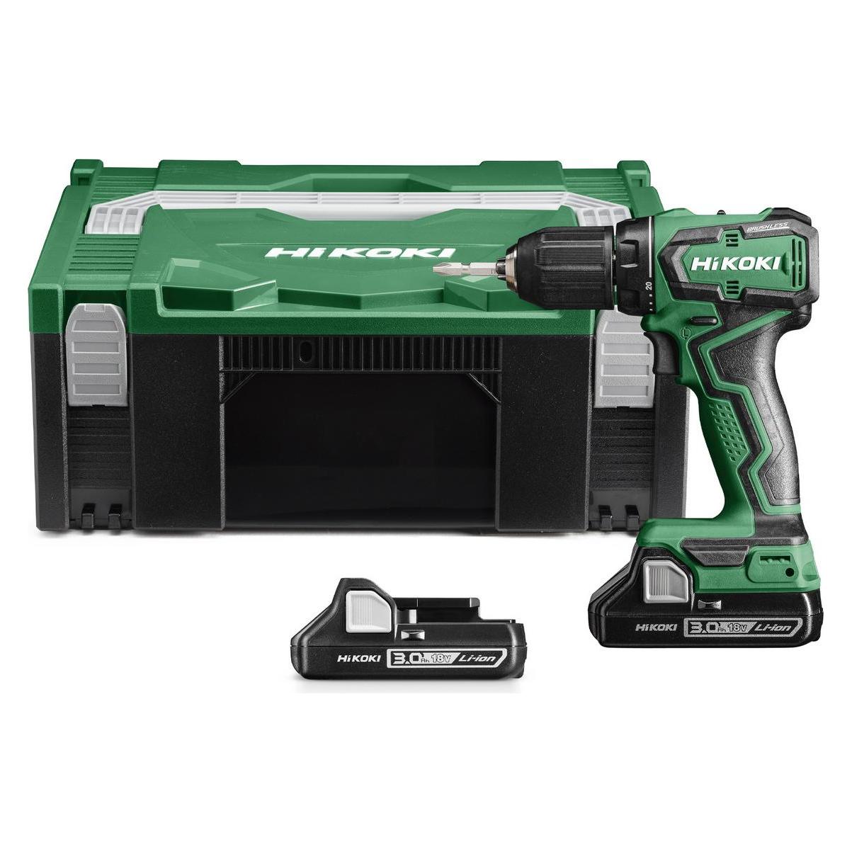 Hikoki HIT SCHRAUBENDREHER 18V DS18DD WQZ 55Nm 2x2,0Ah HITSYSTEM (Bohrschrauber) (HDS18DDWRZ)