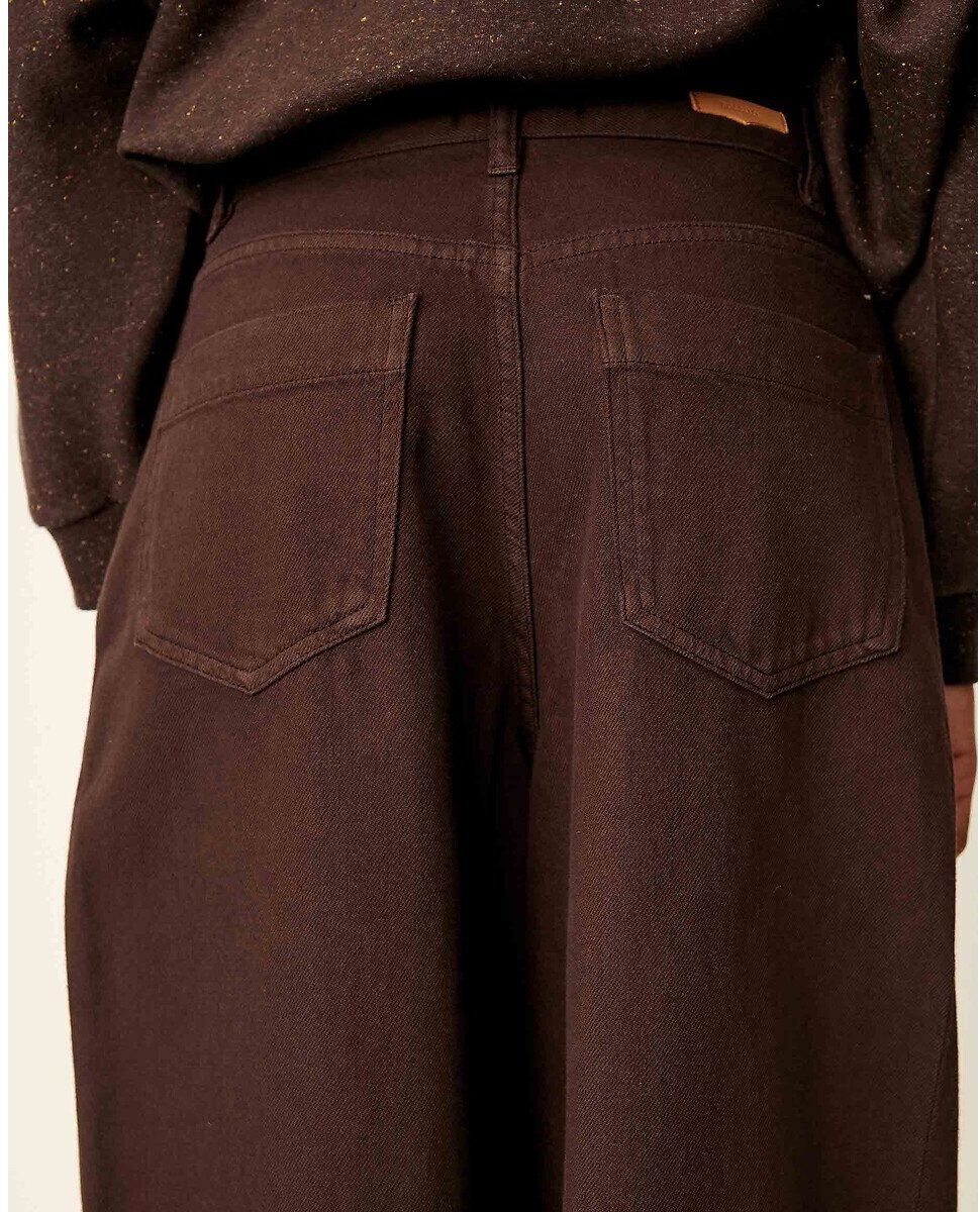 SESSUN Pantalon large taille haute, DALT