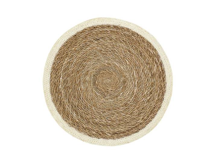 Dixie Set de table rond Emil naturel-blanc