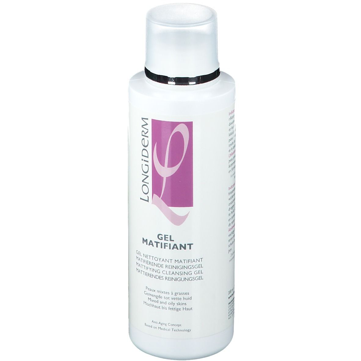 Longiderm Anti-Aging Matifiërende Reinigingsgel 200 m Gel