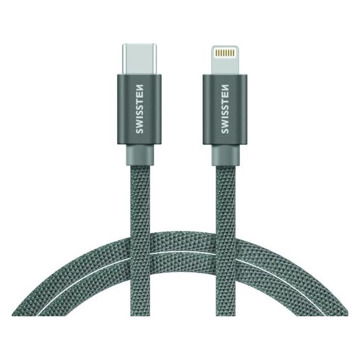 Swissten USB C - Lightning (2 m, USB 2.0) (8595217476394)