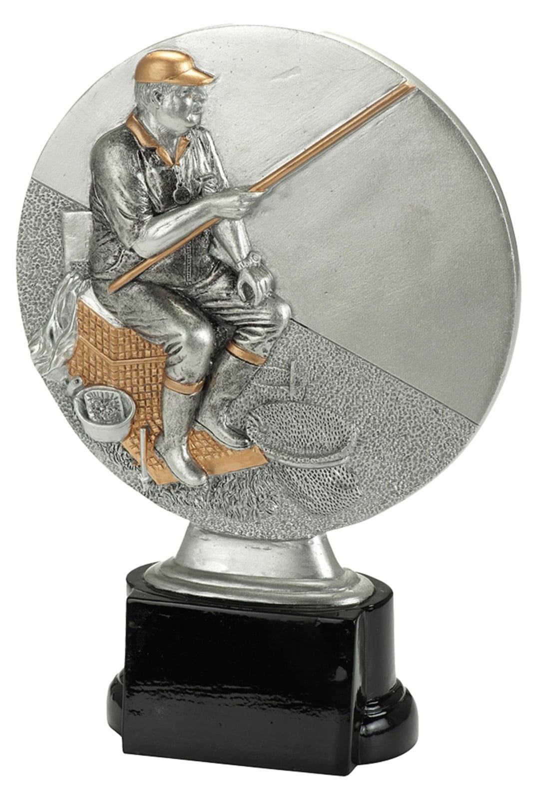 Trofee Vissers op Viskist - 1e Prijs - Hoogte: 28 cm