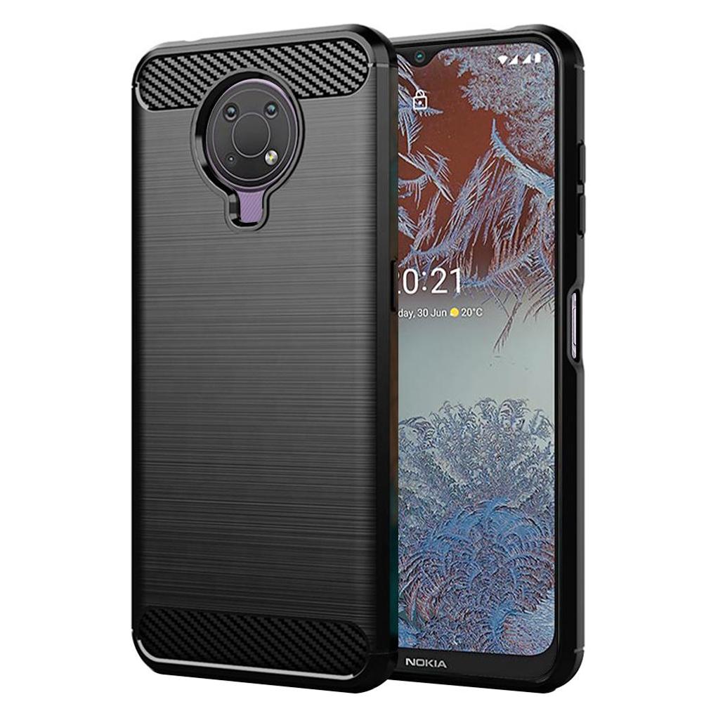 Techsuit - Carbon Silicone - Nokia G10 / G20 - Black (Nokia G10, Nokia G20) (56337597)
