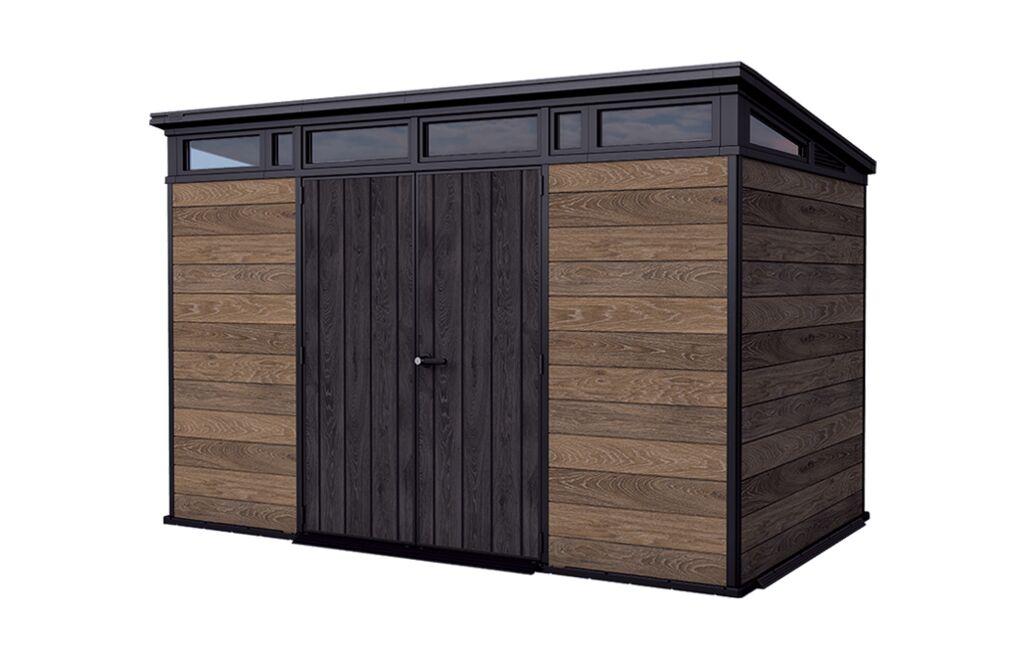 PENT Signature HORIZONTAL Gartenhaus 11x7 - braun