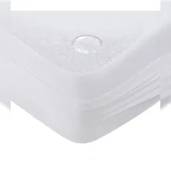 Ivedin Home - Matratzenschoner Baumwoll-Frottee PU wasserdicht  | 10 St. 135 x 190/200 Weiß