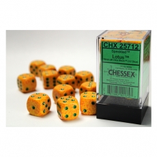 Chessex Würfel - 16mm - Speckled Lotus (Würfelset 12 x W6) 292774