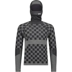 Mons Royale, Herren, Funktionsshirt, Ascender Merino Seamless Hooded Long Sleeve (S), Grün