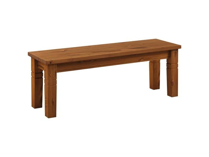Boxxx Sitzbank, Bernstein, Holz, Kiefer, massiv, 130x46x40 cm, Holzmöbel, Sitzgelegenheiten Holz, Holzbänke