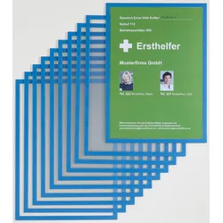 FRANKEN Magnetrahmen ECO, blau, DIN A4