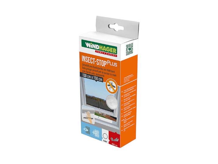 Windhager Fliegengitter Dachfenster Weiss 1.3 × 1.5 m