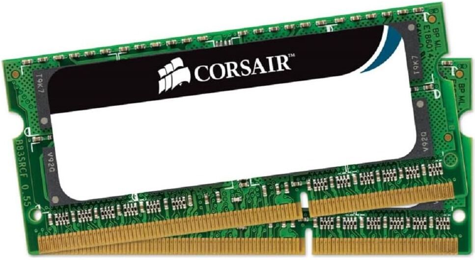 Corsair Value Select 8GB (2x4GB) DDR3 1333MHz SODIMM Laptop Memory - Black, New
