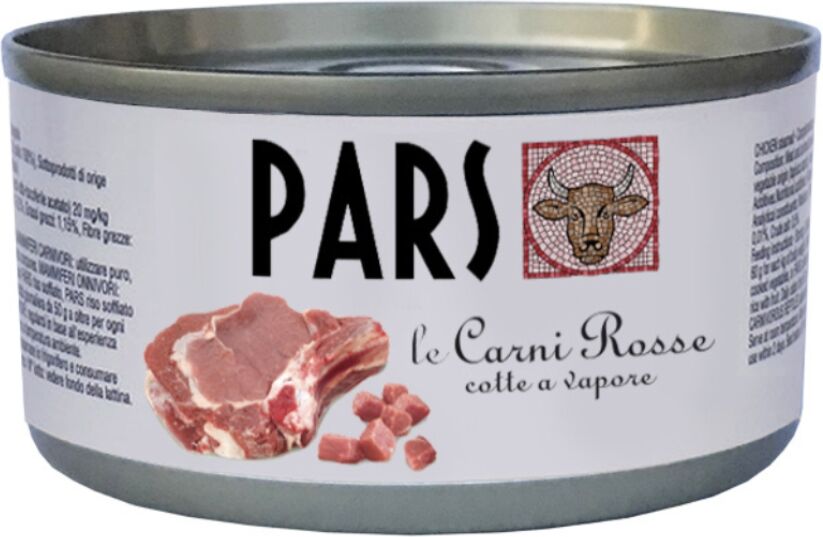 Pars Le Carni Rosse Pezzetti 85 g per Cani e Gatti