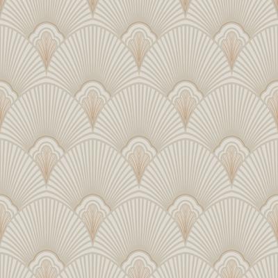 Sublime Art Deco Natural Wallpaper