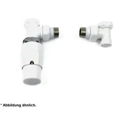Ximax Thermostat-Set ELEGANT Durchgangsform weiß 16mm Kunststoffrohr