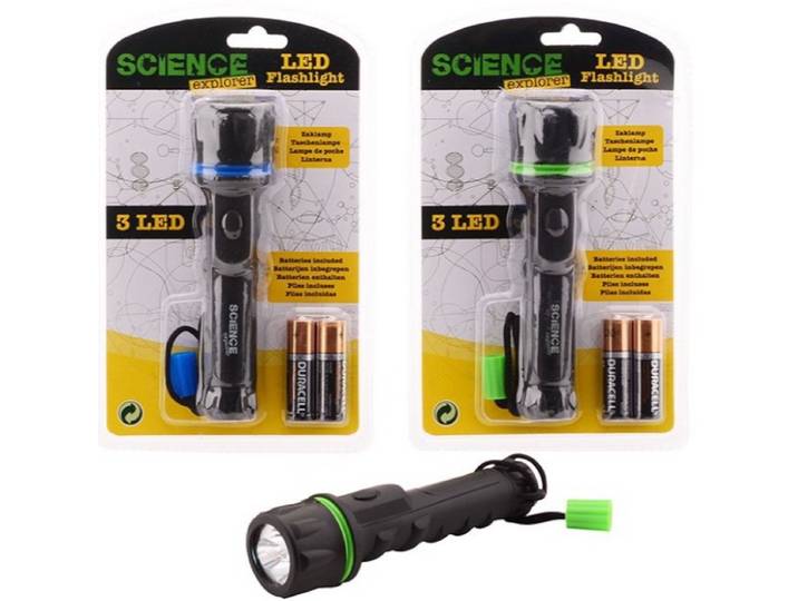 Science explorer zaklamp - met batterijen - blister29513
