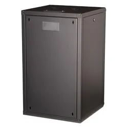 Roline 19-Zoll Wandgehäuse Pro 20 HE (20 HE, 19 Zoll Rack), Serverschrank, Schwarz