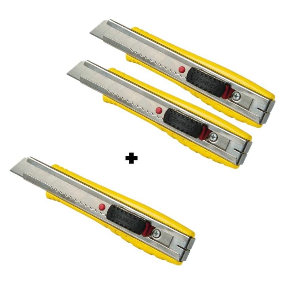 Stanley FMHT10421-0 FatMax Abbrechmesser 18mm 2+1 (FMHT10421-0)