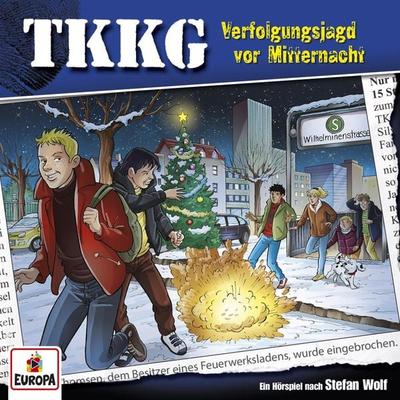 TKKG - Folge 199: Verfolgungsjagd vor Mitternacht - Stefan Wolf,Martin Hofstetter, Audio, 4064066628666