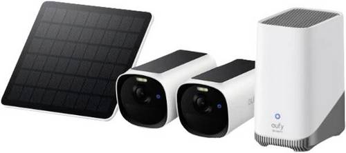 Eufy eufyCam E41 T8144*2+Homebase3*1+3W E8144323 IP Netzwerk-Videorecorder-Set
