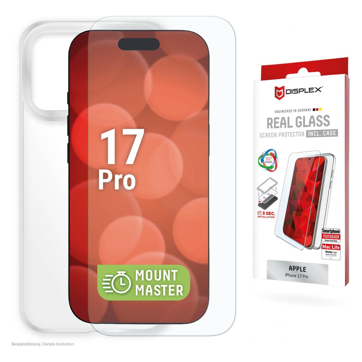Displex Real Glass + Case MountMaster (1 Stk., Apple iPhone 17 Pro) (02269)