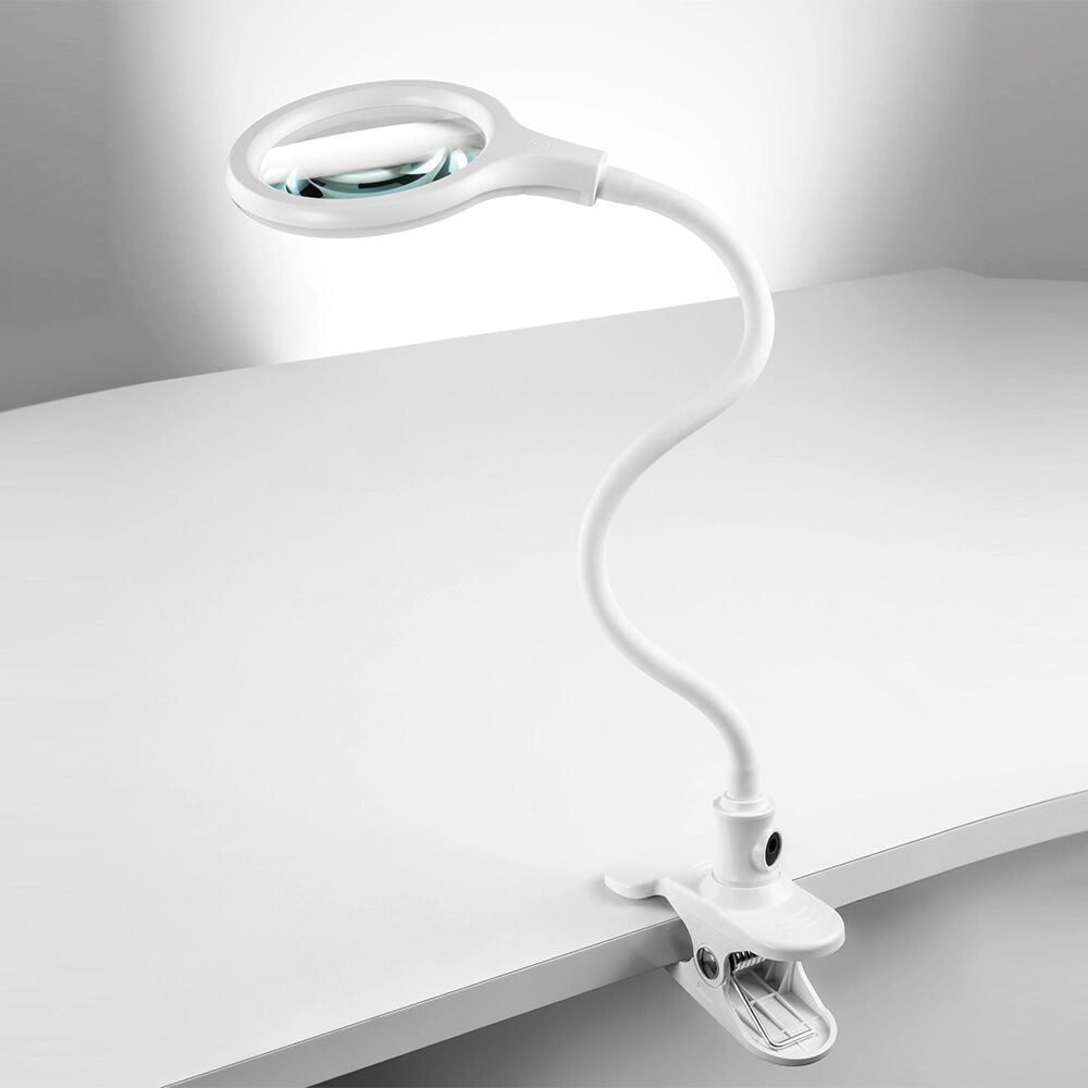 Xanitalia Lampada LED da Tavolo con Lente d’Ingrandimento 3 Diottrie FLEXY 3D XaniPro