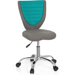 Jugenddrehstuhl Kiddy Comfort ca.41x94x41cm Grau,Türkis