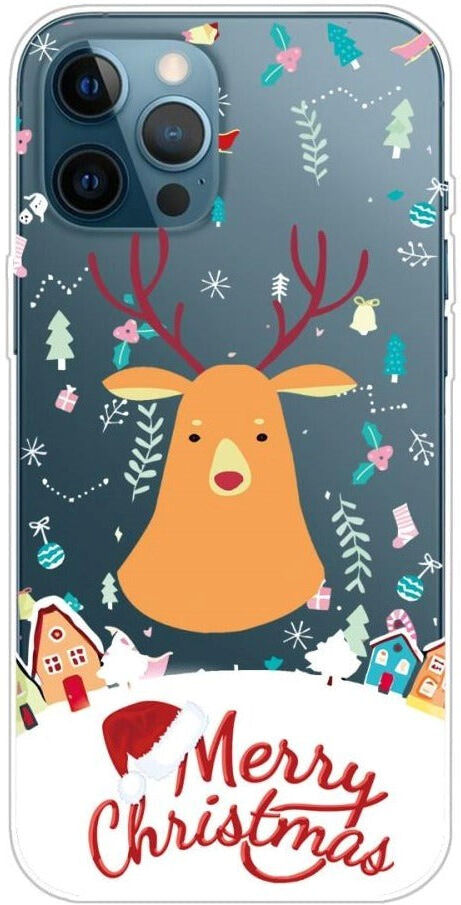 INCOVER iPhone 13 Pro TPU Plast Julecover - Merry Christmas - Julerensdyr