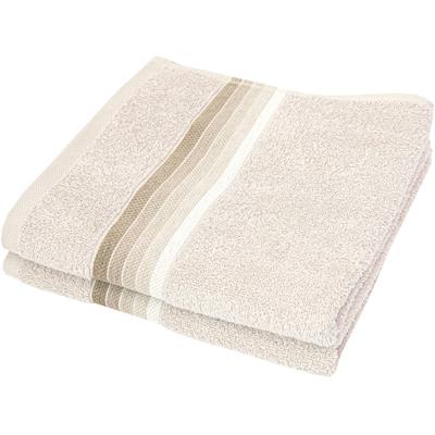 Handtücher DYCKHOFF "Chenille", weiß (sanftes weiß), B:50cm L:100cm, Frottier, Frottier, Handtücher