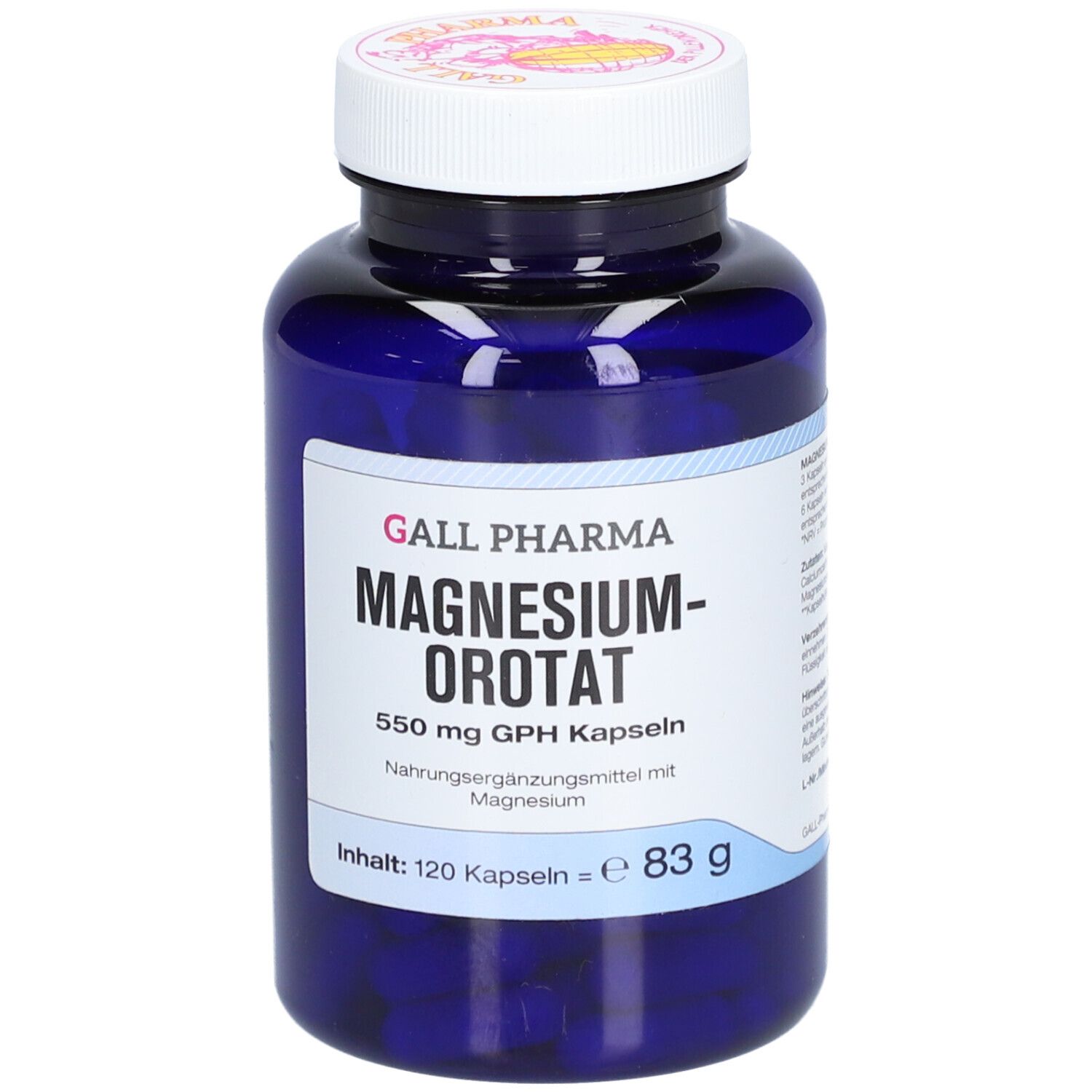 Magnesiumorotat 550 mg GPH Kapseln 120 St