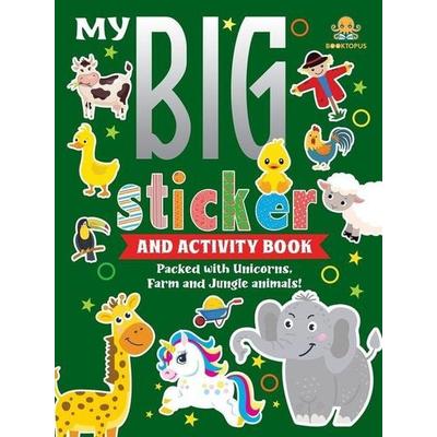 My Big Sticker and Activity Book - Packed with Unicorns, Farm and Jungle Animals!, Taschenbuch von Booktopus, HarperCollins India, 978-93-6989-695-0