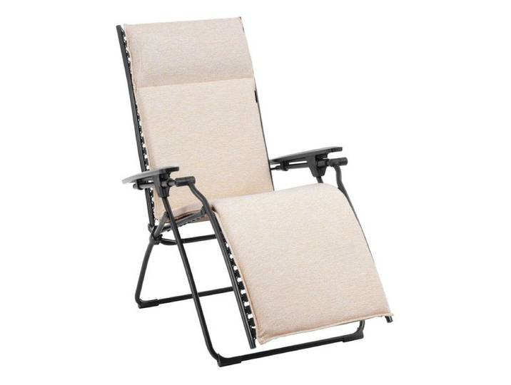 Lafuma Evolution Niksen Relaxliege Stahl/Olefin Sand