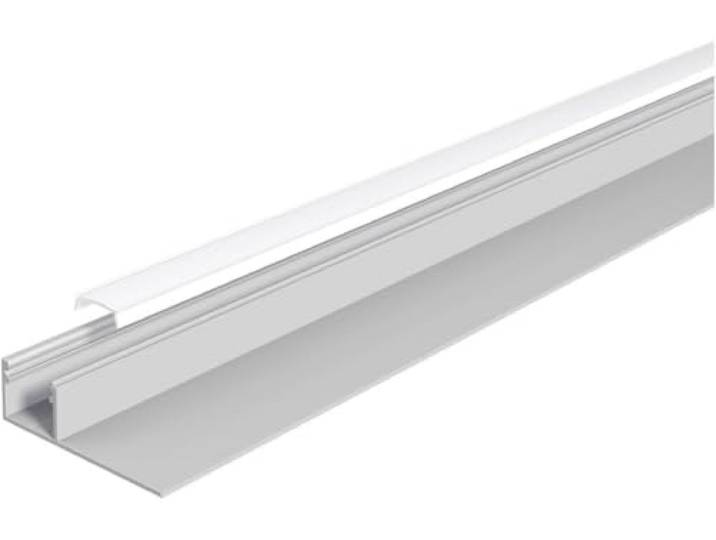 EVN Lichttechnik Alu-Profil m. Abdeckung APTB1AM200 Opal, 2m Mechanisches Zubehör für Leuchten 4037293024938