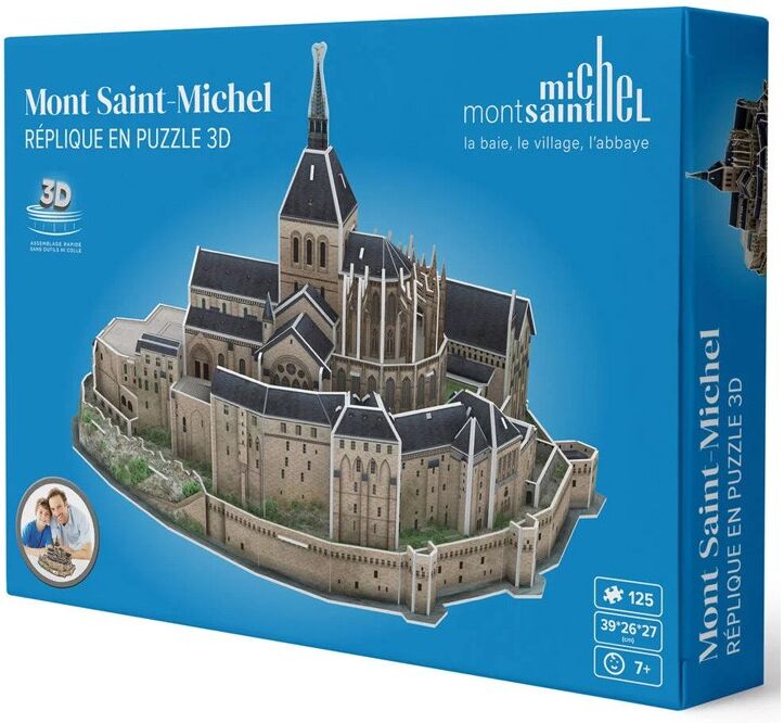 Megableu Puzzle 3D 125 pcs Mont Saint-Michel