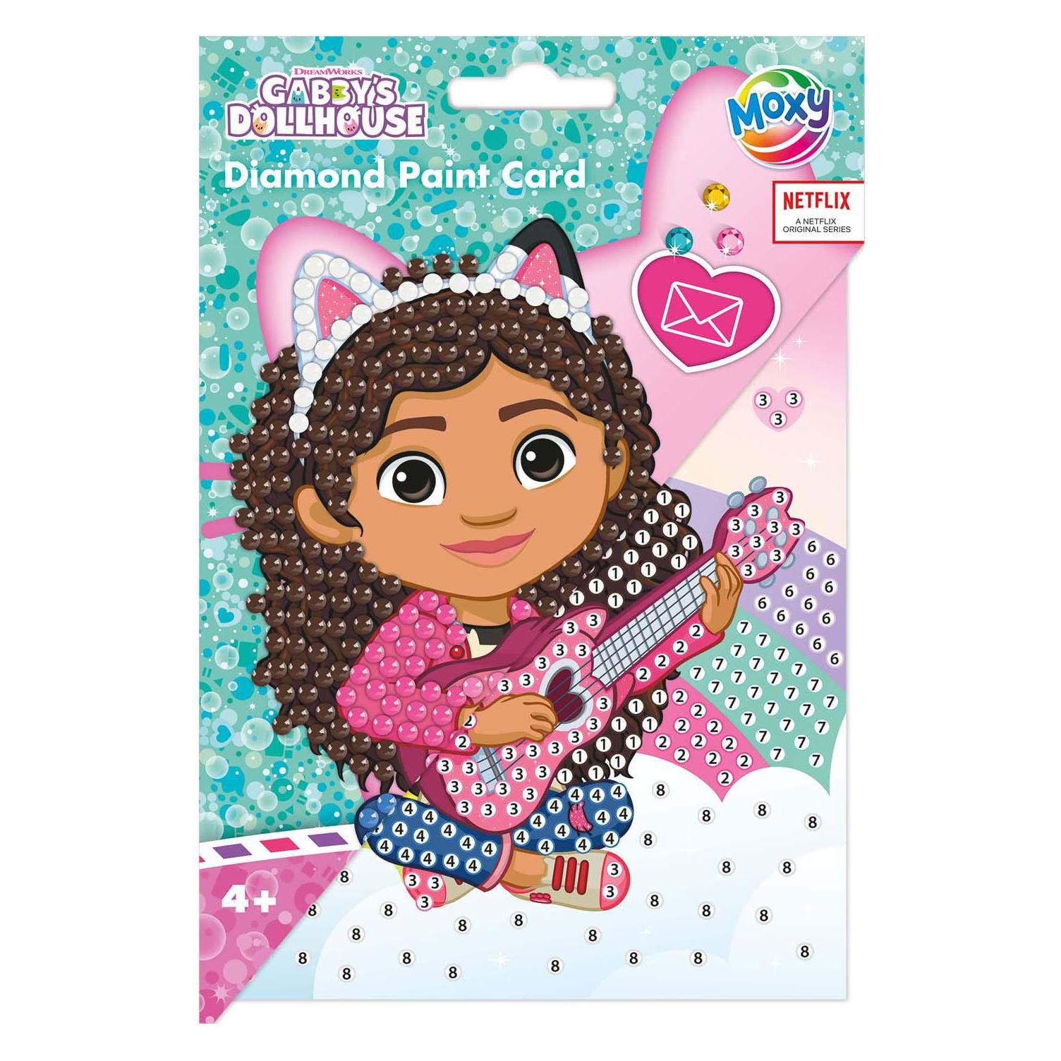 Grafix Diamond Painting-Karten und Umschläge Gabby's Dollhouse (420816)