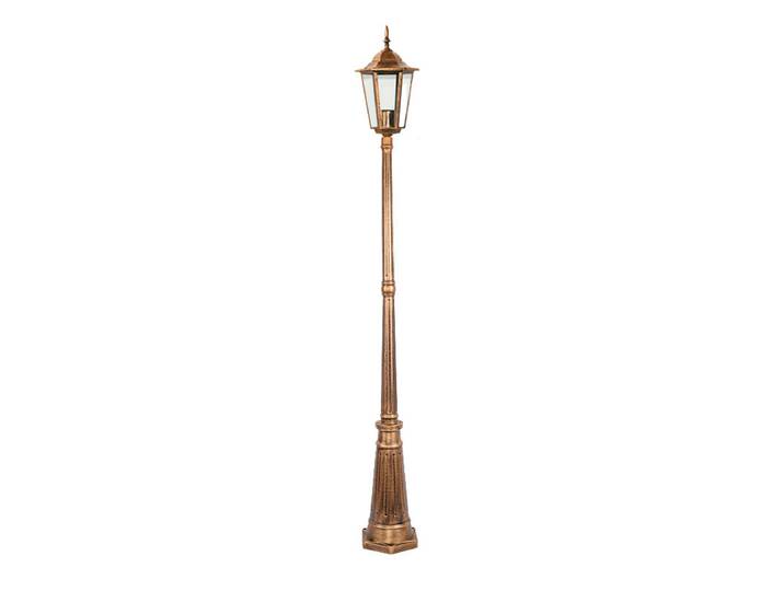Lampadaire extérieur LED de style européen pour jardin et villa, étanche, rétro, à haut mât, environ 220 cm