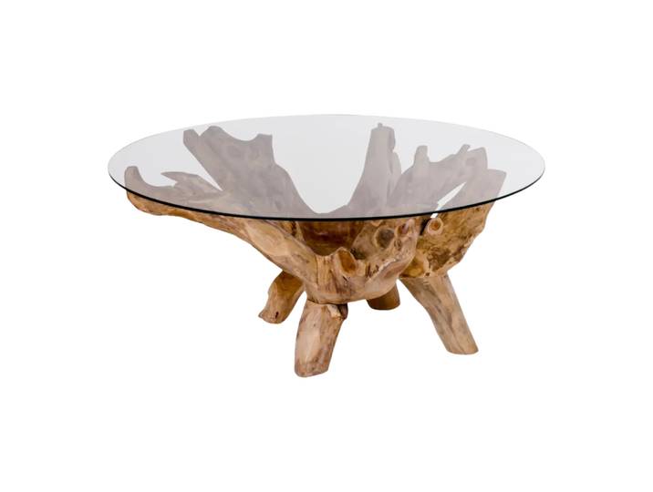 Klubtisch Amazonas, Johann Jakob, transparent, GlasGlas/Holz