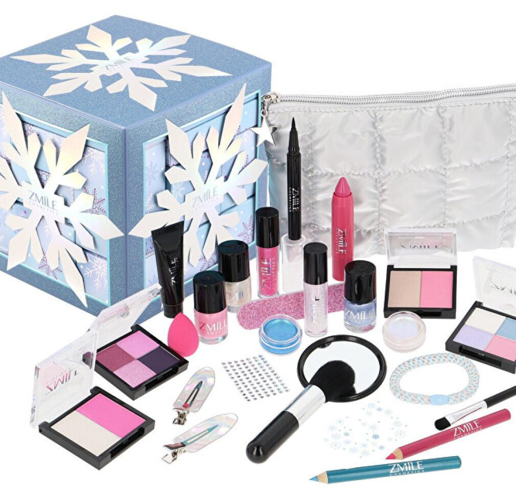 Zmile Cosmetics Adventskalender voor volwassenen in vorstwit met sneeuwvlokvorm